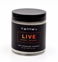 Kannai CBD Massage Candle - Live image