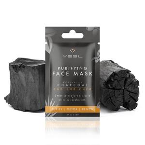 Purifying CBD Face Mask - Activated Charcoal image