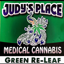 Judy's Place Green Re-leaf logo