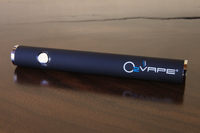 BLACK 510 THREAD VAPE BATTERY ? 3.7 VOLT W/ BUTTON image