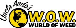 Uncle Aldo's Wurld of Weed logo