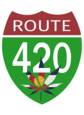 Route 420 logo