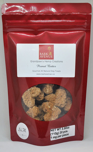 6 Bags Grandpaw's Peanut Butter Hemp Dog Treats | S/M Breed  image