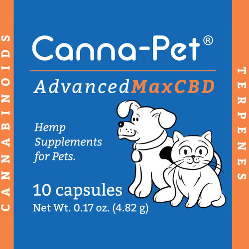 Capsules: Canna-PetŪ Advanced MaxHemp - 10 capsules image