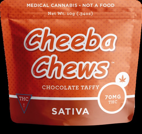 Medicated Chocolate Taffy-Sativa image