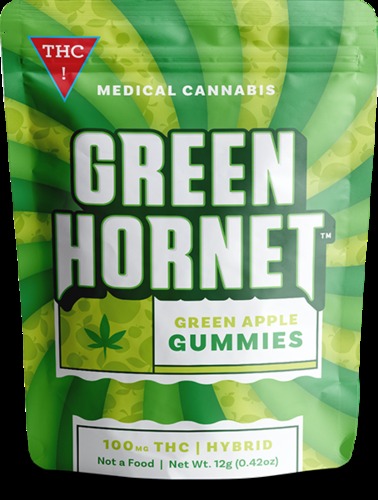 Green Apple Fruit Gummies-Hybrid image