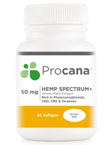 Hemp Spectrum Ti50mg Softgels image