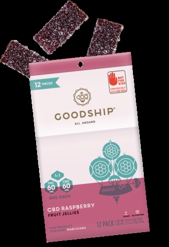 CBD Raspberry Fruit Jellies image