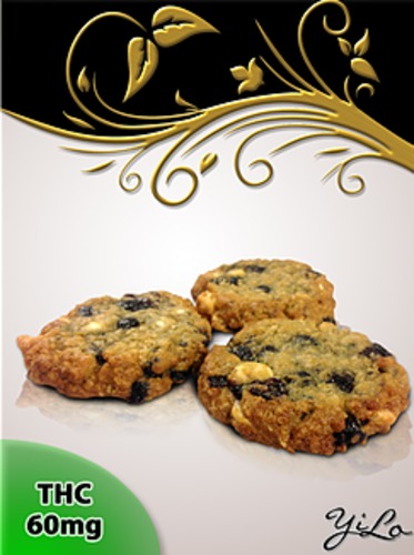 Oatmeal White Chocolate Blueberry Cookie image
