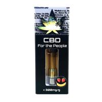 1,000MG @ 30% CBD STRAWNANA (HYBRID) UNCUT WAX CARTRIDGE  image