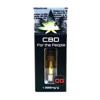 500MG @ 30% CBD OG KUSH (INDICA) UNCUT WAX CARTRIDGE  image