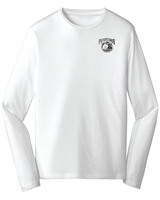 Rebel Jersey Puffopotamus Logo White LS Tee image