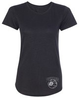 The Rosalie Puffopotamus Logo Women's Black T-Shirt image