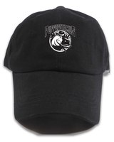 Puffopotamus Logo Black Embroidered Dad Hat image