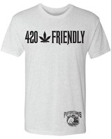 Puff's 24chillin 420 Heather white T-Shirt image